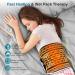 XL Electric Heating Pad for Back Pain Relief - 12x47 Large with 6 Heat Settings and Auto Off - Ideal for Period Cramps, Neck, and Shoulders - Black - Buy Online on GoSupps.com