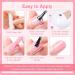 Shining She Gel Nail Polishes Set - 10 Colors Nude Pink White Glitter - Soak-Off UV/LED Manicure Gift - 8ML - Buy Online on GoSupps.com