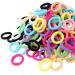 Hanyousheng 200 pieces of hair tie hair tie women braid rubber hair band rubber bands hair bands hair tie small hair tie girl for girls man women multi -colored