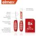 Elmex Interdental Brush Red Size 2 (0.50mm) - 8 Pack | Effective Interdental Cleaning for Small Gaps - Buy Online on GoSupps.com