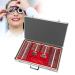 266 PCS Optical Trial Lens Set Metal Rim Optometry Kit Precise Optical Lens Optometry Kit Metal Rim Optometry Test Trial Frame with Aluminium Case
