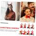 FRCOLOR 8 Pairs Christmas Hair Clips Girls Hairpin Women Hair Clips Hair Decoration Antlers Hair Clips Christmas Hair Pin Girls Christmas Barrette Kids Hairpin Child South Korea Cute Iron - Buy Online on GoSupps.com