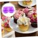 Zerodeko 6 Pcs Handmade Soap Mold Baking Muffin Mold Donut Candy Silicone Muffin Mold Baking Accessory Silicone Tools Silicone Molds Silicone DIY Mold Chocolate Silica Gel Roses Purple 3X16.6X16.6CMx6pcs - Buy Online on GoSupps.com