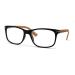 SA106 Mens Woodgrain Arm Rectangle Plastic Reading Glasses Matte Black +1.25
