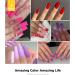 Burano Poly Extension Gel Nail Kit - 6 Neon Colors for DIY Nail Art - Beginner to Professional Poly Nails Builder Gel Set - Nail Art Gift - Buy Online on GoSupps.com