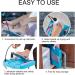 Foldable Pedicure Footrest with LED Magnifying Glass & Drying Fan - Professional Storage Solution for Nail Studios & Home Use - Buy Online on GoSupps.com