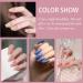 Nude Nail Polish Set Pink Nail Varnish Set Long Lasting Glitter Nude 4 Colors Nail Polishes Quick Dry Nail Polish for Women Girls DIY Nail Art at Home 7ML - Buy Online on GoSupps.com