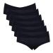 Intimate Portal Maternity Knickers | Pregnancy Pants Postpartum Underwear | Under Bump Cotton Cradle Briefs 16 6-pk Black