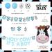 Cow Baby Shower Decorations for Boy Holy Cow It's a Boy Baby Shower Decorations Blue Cow Garland Welcome Baby Cake Toppers for Cow Theme Baby Shower Decor - Buy Online on GoSupps.com