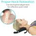Vive Neck and Shoulder Relaxer - Chiropractic Support Pillow for Neck Pain Relief - Buy Online on GoSupps.com