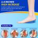 Height Increase Insoles - Heel Lifts for Men & Women | Shoe Lifts for Plantar Fasciitis | 1.4'' Boost with Pain Relief - Buy Online on GoSupps.com