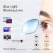 Buy Visual + Plus Blue Light Blocking Reading Glasses for Men & Women | Computer Gaming TV Glasses (Black 1.50 Strength) - Protect Your Eyes - Buy Online on GoSupps.com