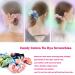 IVARYSS Tie Dye Velvet Scrunchies 12 Pcs Set - Cute Rainbow Ponytail Holders for Girls and Women - Buy Online on GoSupps.com