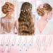 25 Wedding Hairpins - Bridal Jewelry U-Shaped Rhinestone Hair Clips with Pearls & Flowers for Brides & Girls - International Shipping - Buy Online on GoSupps.com
