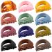 12 Packs Medium Claw Hair Clips for Thin Hair 2.6 Inch Strong Matte Flower Jaw Clips for Fine Hair Colorful Non Slip Hair Clamps for Women Girls Kids 12 Colors