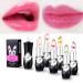 Eakroo Flower Lip Gloss 6 Pack - Long Lasting Nutritious Lip Balm for Moisturized Lips - Magic Temperature Color Change Lipstick (Black) - Buy Online on GoSupps.com