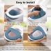 Legigo 5 Pack Thick Bathroom Toilet Seat Cover Pads - Soft & Stretchable Washable Fiber Cloth - Easy Install, Comfortable and Warm Toilet Lid Seat Cover - Knit Elongated Blue - Buy Online on GoSupps.com