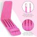FACEMADE 4 Pack Tweezers Set Rose Red - Buy Online on GoSupps.com