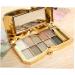 Mikinona Set # Shadow Brush With Makeup Colorful Eyeshadow Eye & Mirror Colors Glitter Flash - Buy Online on GoSupps.com
