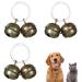 3 Set Loud Cat and Dog Bells Pet Tracker Bells Dog Bells for Collar Pet Tracker for Cats Bell Pets Collar Charm Pendant Bells for Dogs Cats Harness Training Black