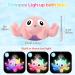 Octopus Bath Toy - Light Up, Spray Water, Automatic Induction - Pink - Ideal Gift for Kids - Bath Tub Toys for 3 Year Olds - Buy Online on GoSupps.com