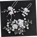 WOFASHPURET 1 Set Hair Jewels for Women Rhinestone Headpiece Bridal Hair Accessories Floral Hair Accessories Bridal Hair Pin Wedding Headpiece Ladies Suits Hair Comb Miss Pearl Flower Beads - Buy Online on GoSupps.com