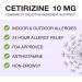 Puregen Labs 24-Hour Allergy Relief Cetirizine 10mg 120 Tablets 24 Hour Non-Drowsy Antihistamine Allergy Medicine for Runny Nose Sneezing Itchy Watery Eyes cetirizine 10 mg 120 Count - Buy Online on GoSupps.com