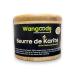Pure Shea Butter Wangoods 180 g - 100% Natural Native to Atacora Benin No Additives or Preservatives Eco-friendly Bamboo Pot