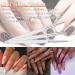 Lansteen 6pcs Nail Art Brushes Set for Professional Nail Design - Nail Polish Brush, Liner Brush, Dotting Pens - Manicure Salon Quality - Buy Online on GoSupps.com