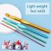 BCMRUN 14 pcs Multicolor Aluminum Crochet Hooks Knitting Needles Set 2-10mm - Craft Yarn Essentials - Buy Online on GoSupps.com