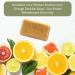 Dr Jacobs Naturals Pure Castile Bar Soap - 5 oz Citrus Crush Cocktail - Triple Milled Loofah Exfoliating Soap - Paraben Sulfate Gluten & GMO Free - Buy Online on GoSupps.com
