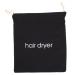 POPETPOP hair dryer storage bag hair styling tools hair dryer holder bag keeps Storage Organizer pouch travel 33x30cm Black