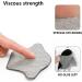 Self-Adhesive Heel Grips Inserts for Loose Shoes & Boots - Reusable Heel Guards - 4 Pack Apricot Heel Protector Pads - Buy Online on GoSupps.com