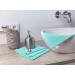 Zollner 10 Set Washing Gloves - Strong & Soft Washcloths in Mint 16x21 cm Hotel Quality Washable Up to 60 C with Practical Hanger - Buy Online on GoSupps.com