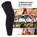 Sport Knee Brace - Black Flexible Compression Kneepad for Running Weightlifting & Basketball - Ergonomic Protective Knee Support for Men & Women - Buy Online on GoSupps.com