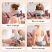 Onenine Shiatsu Neck & Shoulder Massager with Heat | 3D Deep Tissue Relief | 6 Silicone Heads for Muscle Pain Relief - Buy Online on GoSupps.com