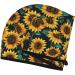 Sunflower Coral Velvet Dry Hair Cap | Ideal for Home Travel Pool Parties & Baths - Quick Drying & Stylish - Buy Online on GoSupps.com