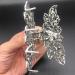 2 Pcs Women Retro Rhinestone Fancy Hair Claw Clips - Vintage Flowers Hair Catch Updo Grip for Thick Hair - Buy Online on GoSupps.com