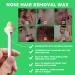 Jenrisben 50g Nose Hair Wax Nose Waxing Kit Nose Wax for Men & Women with 20 Nose Wax Sticks + 8 Moustache Stencils + 10 Containers Safe Easy Quick and Painless - Buy Online on GoSupps.com