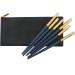 Buy 7-Piece Blue Professional Eye Makeup Brush Set | Blending Highlighting & Shading Tools with Cosmetic Bag - Perfect for Eyeshadow & Cream Powder - Buy Online on GoSupps.com