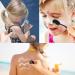 Kids Sunscreen Applicator Kit - UV Detection Stickers & Brushes for Fun Sun Protection - Buy Online on GoSupps.com