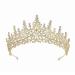 SH Gold Queen Crown for Women  Rhinestone Wedding Tiaras and Crowns Birthday Tiara Headband Crystal Princess Costume Hair Accessories