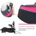 Cuby Pet Sling Carrier for Dogs - Breathable Hands-Free Mesh Bag with Adjustable Strap - Ideal for Travel & Outdoor - Pink Medium - Buy Online on GoSupps.com