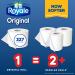 Royale Original Recyclable Paper Pack 9 Equal 24 Toilet Paper Rolls 327 Sheets per roll - Buy Online on GoSupps.com