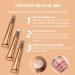 Prreal 3PC Cosmetic Beauty Wand Set - Liquid Face Concealer Blush & Highlighter Pen - Waterproof Matte Contour Stick with Cushion Applicator - Buy Online on GoSupps.com