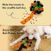 Larimu Sniffing Ball for Dogs | Interactive Portable Toy for Small & Medium Dogs - Orange & Black Red & Green - Buy Online on GoSupps.com