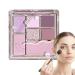 Eyeshadow Palette Neutral | 7 Colors Blendable Bright Makeup Palette | Matte Shimmer Pressed Eyeshadow Glitter Makeup Palette for Teens Beginners Travel Makeup Littryee Streamer Iris No. 19