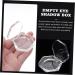 Angoily 4pcs Hexagonal Transparent Eye Shadow Box Highlight Travel Storage Tray - Buy Online on GoSupps.com