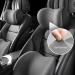 Auto Neck Pillow - Soft Memory Cotton Car Headrest Cushion | Brown Car Accessories - Buy Online on GoSupps.com