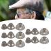 15Pcs Hearing Aid Open Domes Hearing Aid Ear Tips Silicone Earplug Reusable Hearing Aid Earplugs Professional Silicone Single Layer Hearing Amplifier Domes Large Medium and Small Models
